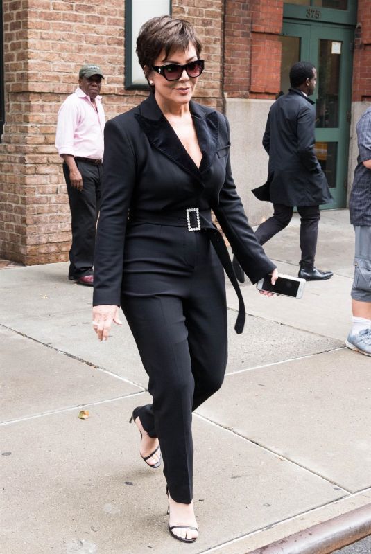 KRIS JENNER Out and About in  New York 10/11/2018