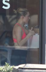 KRISTEN BELL at a Gym in Los Angeles 10/10/2018