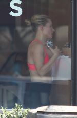 KRISTEN BELL at a Gym in Los Angeles 10/10/2018