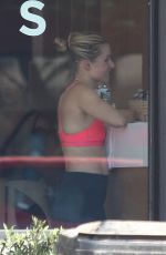 KRISTEN BELL at a Gym in Los Angeles 10/10/2018