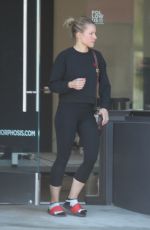 KRISTEN BELLE Leaves Pilates Class in Los Angeles 10/19/2018