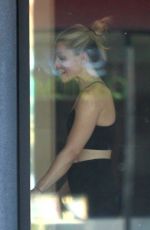 KRISTEN BELLE Leaves Pilates Class in Los Angeles 10/19/2018
