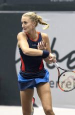 KRISTINA MLADENOVIC at WTA Upper Austria Ladies Tennins Tournament in Linz 10/11/2018