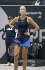 KRISTINA MLADENOVIC at WTA Upper Austria Ladies Tennins Tournament in Linz 10/11/2018