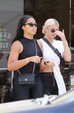 KYLIE JENNER and JORDYN WOODS Out Shopping in Los Angeles 10/07/2018