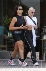 KYLIE JENNER and JORDYN WOODS Out Shopping in Los Angeles 10/07/2018