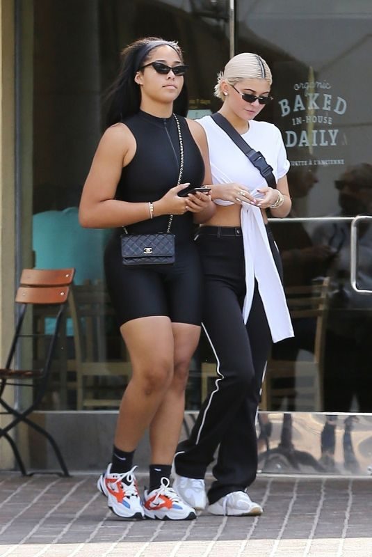 KYLIE JENNER and JORDYN WOODS Out Shopping in Los Angeles 10/07/2018