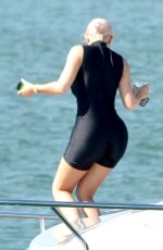KYLIE JENNER at a Boat in Miami Beach 10/01/2018