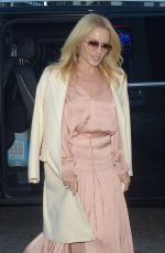KYLIE MINOGUE Arrives at London Palladium 10/22/2018