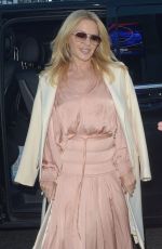 KYLIE MINOGUE Arrives at London Palladium 10/22/2018