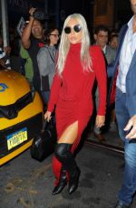 LADY GAGA Out and About in New York 10/03/2018