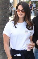 LANA DEL REY Out and About in Beverly Hills 10/09/2018