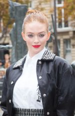 LARSEN THOMPSON at Miu Miu Fashion Show in Paris 10/02/2018