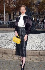LARSEN THOMPSON at Miu Miu Fashion Show in Paris 10/02/2018