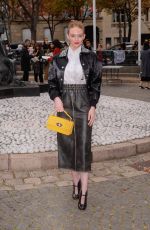 LARSEN THOMPSON at Miu Miu Fashion Show in Paris 10/02/2018
