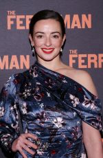 LAURA DONNELLY at The Ferryman Opening Night at Jacobs Theatre in New York 10/21/2018