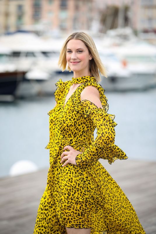 LAUREN LEE SMITH at Frankie Drake Mysteries Premiere at Mipcom in Cannes 10/15/2018