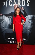 LAUREN WHITE at House of Cards Season 6 Premiere in Los Angeles 10/22/2018