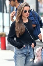 LEA MICHELE in Jeans Out and About in New York 10/01/2018