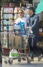 LEA MICHELE Shopping at Whole Foods in Los Angeles 10/07/2018