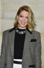 LEA SEYDOUX at Louis Vuitton Fashion Show in Paris 10/02/2018