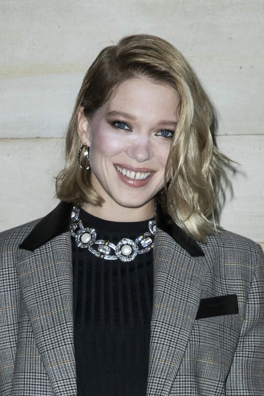 LEA SEYDOUX at Louis Vuitton Fashion Show in Paris 10/02/2018