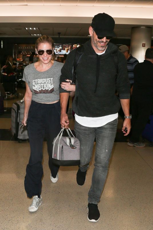 LEANN RIMES at LAX Airport in Los Angeles 10/16/2018