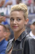 LILI REINHART Arrives at AOL Build in New York 10/08/2018