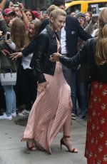 LILI REINHART Arrives at AOL Build in New York 10/08/2018