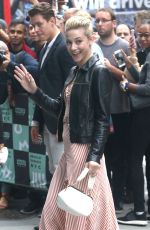 LILI REINHART Arrives at AOL Build in New York 10/08/2018
