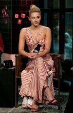 LILI REINHART at Build Series in New York 10/08/2018