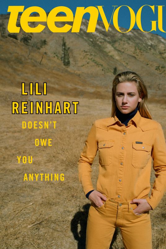 LILI REINHART in Teen Vogue Magazine, October 2018