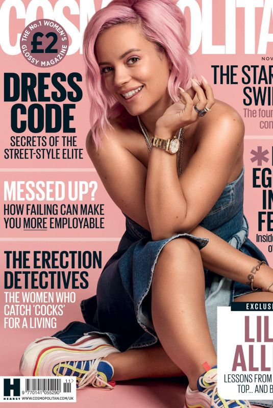 LILY ALLEN in Cosmopolitan Magazine, UK November 2018