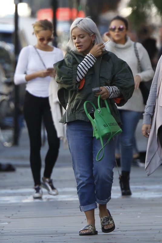 LILY ALLEN Out and About in London 09/26/2018