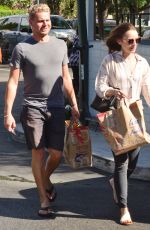 LILY COLLINS at Bristol Farms in Beverly Hills 10/01/2018