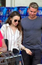 LILY COLLINS at Bristol Farms in Beverly Hills 10/01/2018