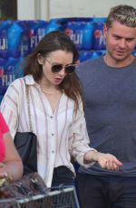 LILY COLLINS at Bristol Farms in Beverly Hills 10/01/2018