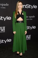 LILY COLLINS at Instyle Awards 2018 in Los Angeles 10/22/2018