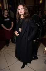 LILY JAMES at Company Press Night in London 10/17/2018