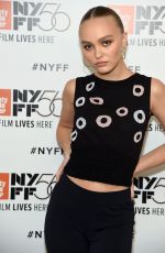 LILY-ROSE DEPP at A Faithful Man Screening at New York Film Festival 10/07/2018