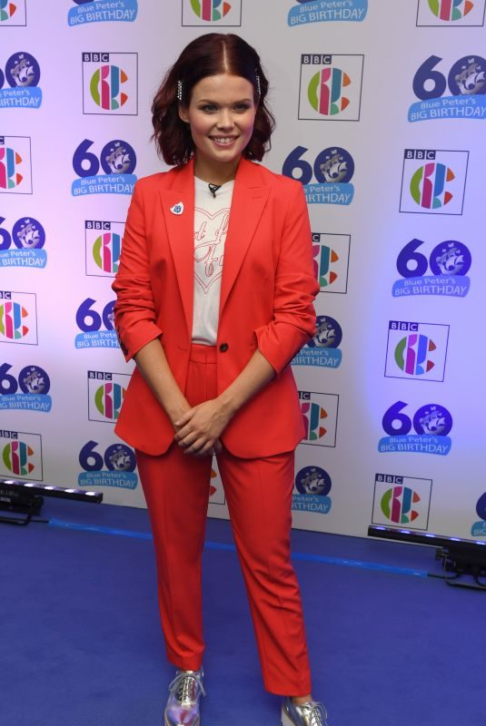 LINDSEY RUSSELL at Blue Peter’s Big Birthday 60 Years Celebration in London 10/16/2018