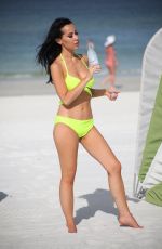 LISA OPIE in Bikini at a Beach in Miami 10/24/2018