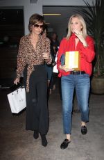 LISA RINNA at Vibrato Grill Jazz in Los Angeles 10/12/2018