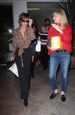 LISA RINNA at Vibrato Grill Jazz in Los Angeles 10/12/2018