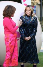 LORRAINE KELLY and PATSY KENSIT at ITV Studios in London 10/01/2018