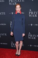 LOTTE VERBEEK at A Private War Premiere in Los Angeles 10/24/2018