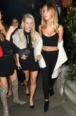 LOTTIE MOSS and KIMBERLEY GARNER at Annabel