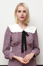 LUCY BOYNTON at Bohemian Rhapsody Press Conference in Beverly Hills 10/08/2018
