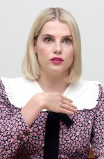 LUCY BOYNTON at Bohemian Rhapsody Press Conference in Beverly Hills 10/08/2018