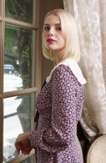 LUCY BOYNTON at Bohemian Rhapsody Press Conference in Beverly Hills 10/08/2018